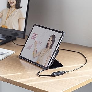 設定不要！簡単に使用したい方におすすめなのはミラーリングケーブルによる有線接続
