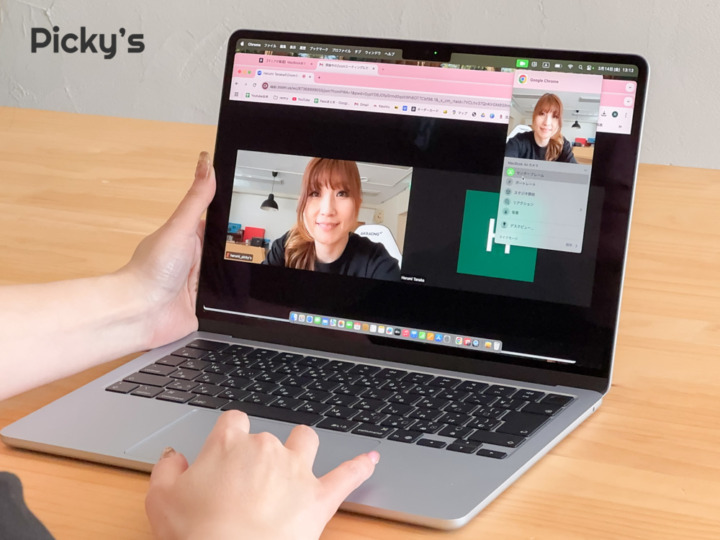 M4 MacBook Air センターフレームカメラ