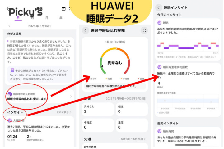 睡眠記録の精度が優秀！仮眠もしっかり記録してくれる