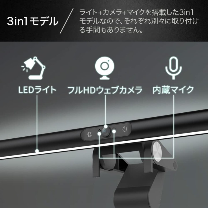 モニターライト カメラ付き
