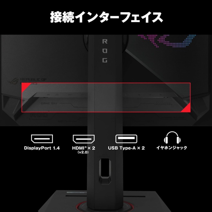 有機ELモニター 接続端子