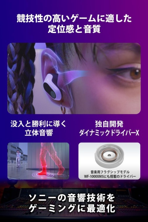 PS5向けイヤホン ドライバー
