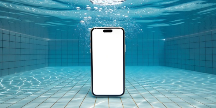 防水スマホ 水没