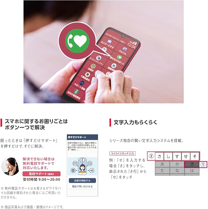 使い方をサポートしてくれるかチェック