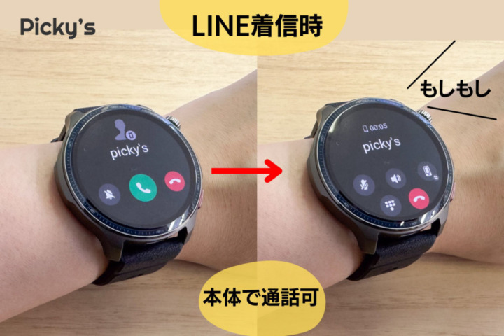 通話はiPhone、返信はAndroidスマホで使用可能