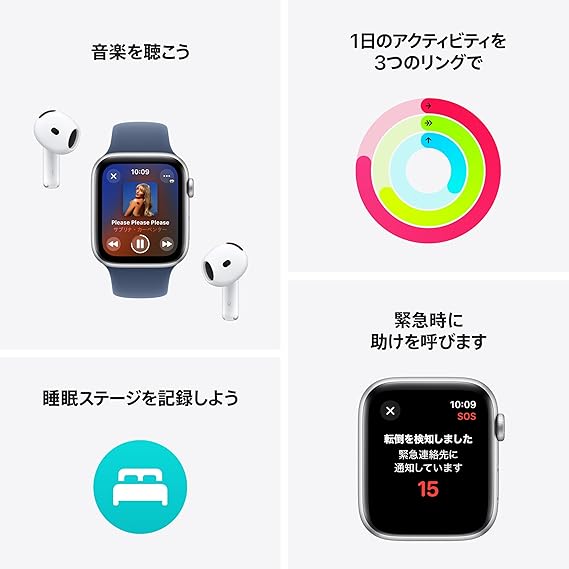 スマートウォッチ単体で音楽を楽しむ仕組み
