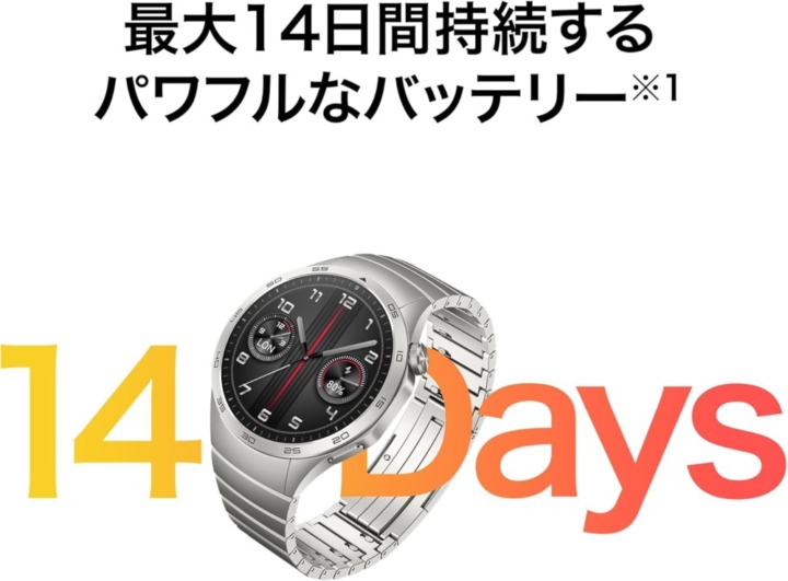 1週間以上充電が持つモデルなら充電の手間を省ける