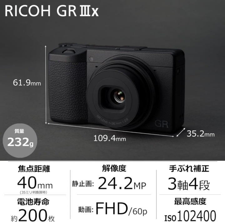 リコーのコンデジ 比較