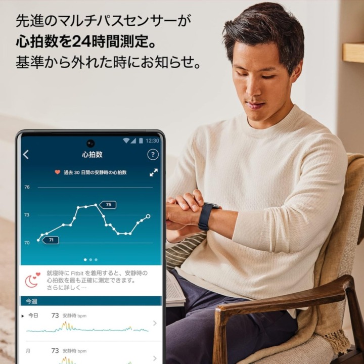 健康管理機能|心拍数・血圧・睡眠・歩数計測の精度