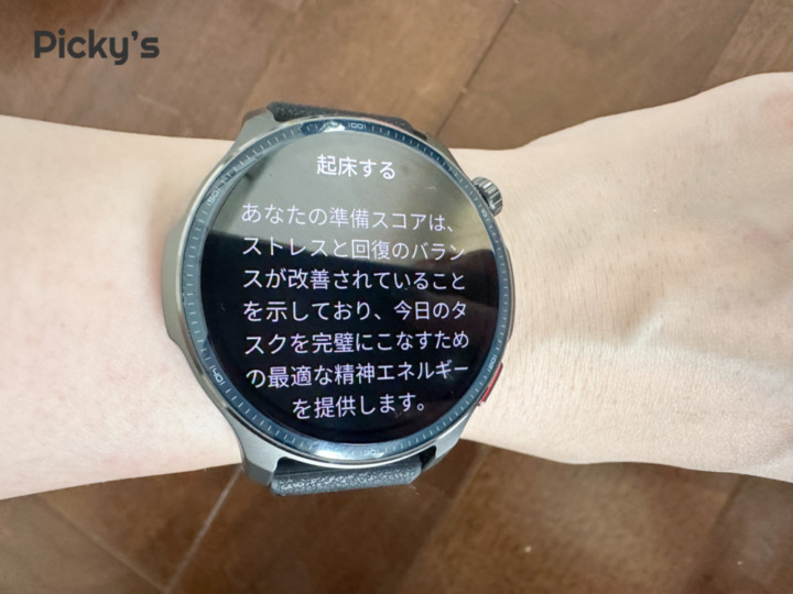 画面が大きく明るいので外でも見やすい