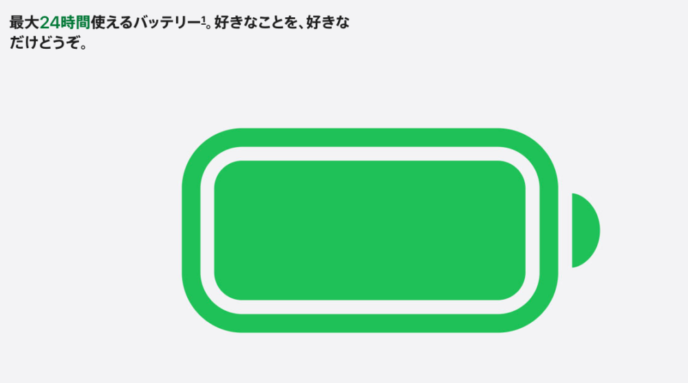 Apple Watch 11のバッテリー