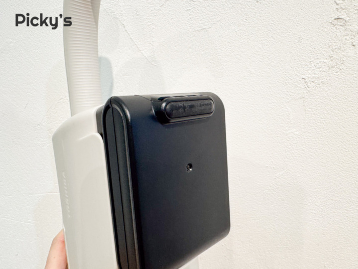 滑り止め付きで壁に立てかけても安定！ちょっと置きたい時も安心