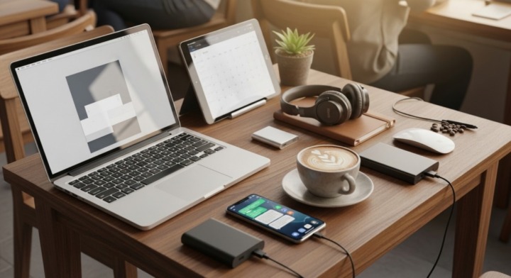 外出先・出張で役立つモバイルアイテム