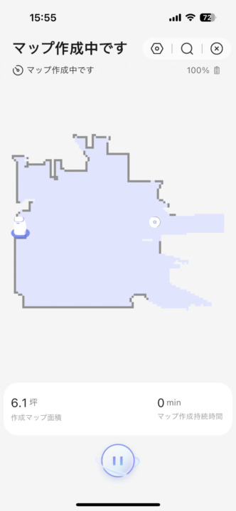 アプリ操作:多機能で精密なマップ管理が可能