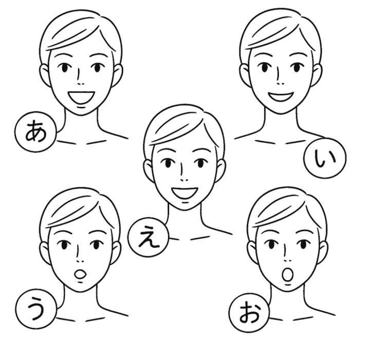 あいうえお体操:口周りの筋肉を総合的に鍛える