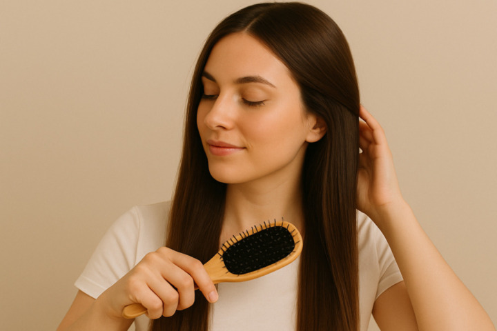 大風量ドライヤーのメリット2：熱ダメージを軽減して髪を守る