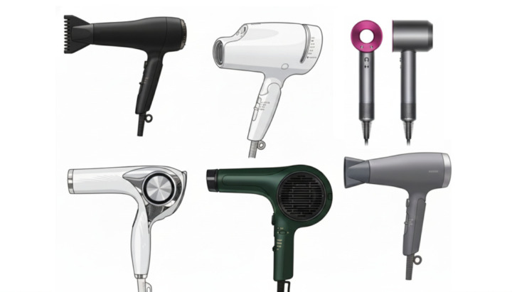 ドライヤーの選び方で重要な5つのポイント
