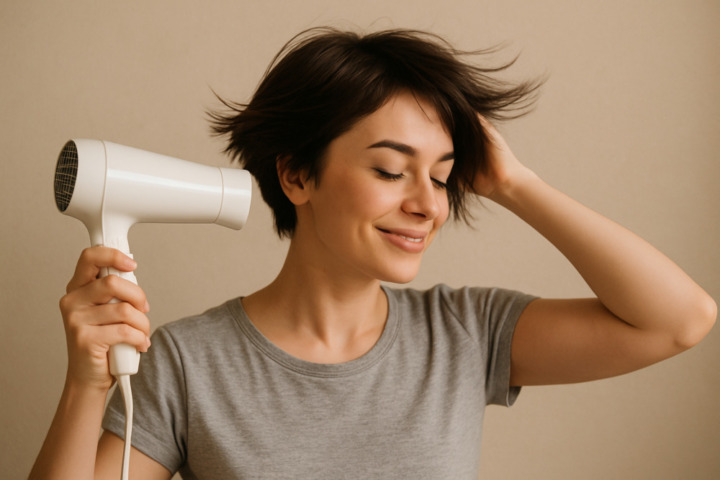 ショートヘア・メンズなら風量1.3〜1.5㎥/分