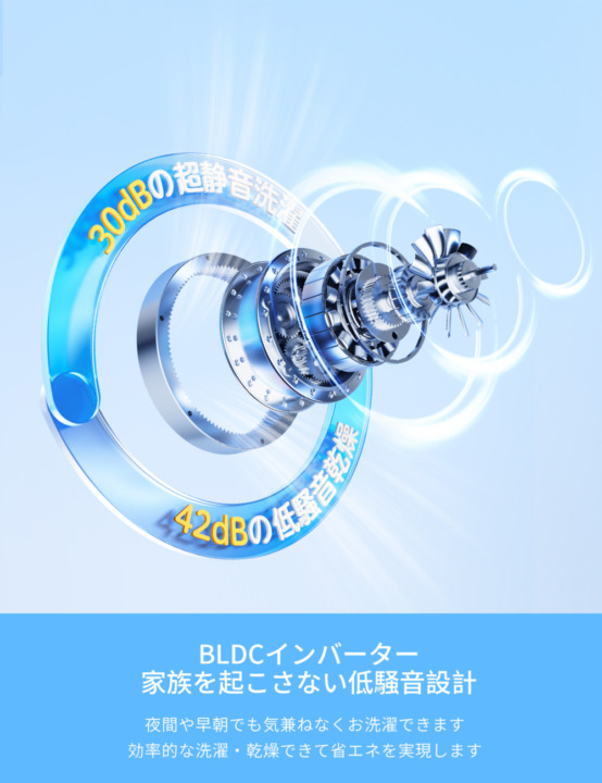 メリット3：静音性と清潔さにも配慮した安心設計